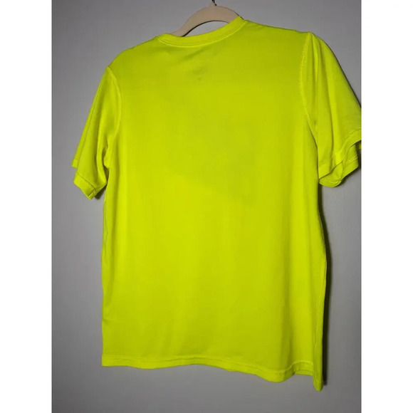 Nike men’s Bright Yellow Dry Fit T-shirt size XL Workout/Run/Gym Shirt fast Dry - Picture 4 of 7